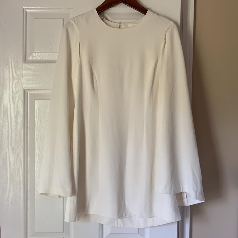A.L.C. Cream Cape Dress